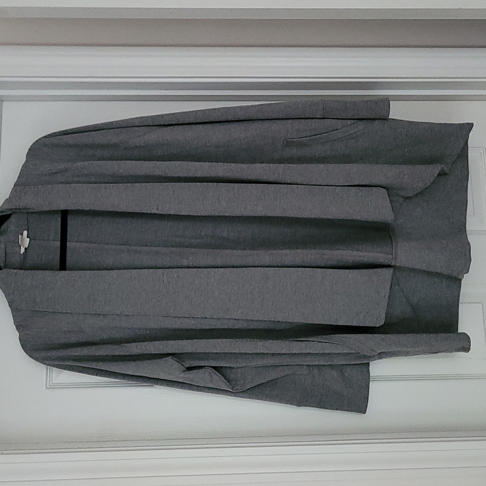 Caslon open cardigan with pockets XL